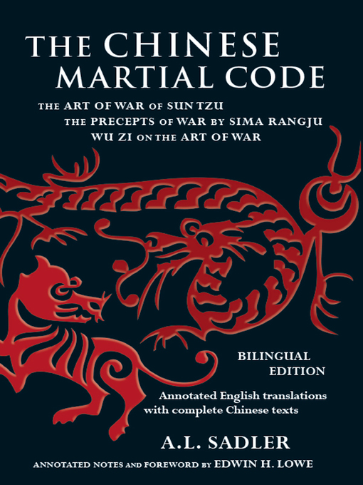 Title details for Chinese Martial Code by A. L. Sadler - Available